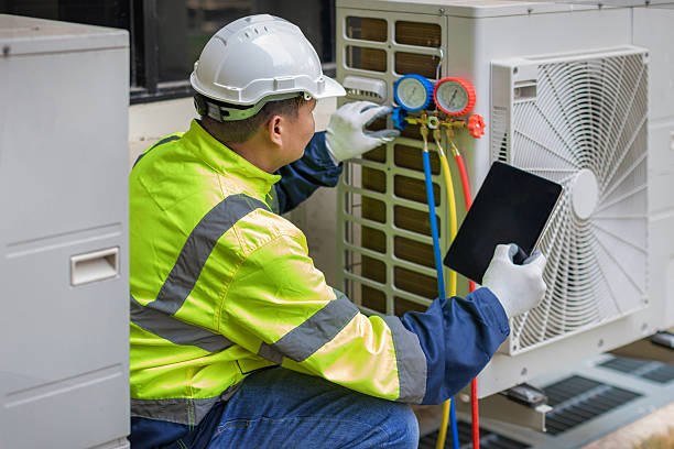 Professional Hvac Installation technician working in Ramer, TN